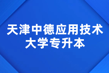 天津中德应用技术大学专升本