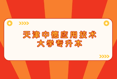 天津中德应用技术大学专升本