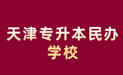 天津专升本民办学校